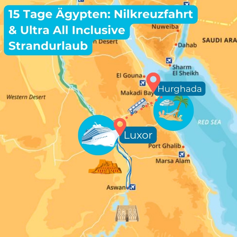 Nilkreuzfahrt Urlaubspiraten - Capital Holidays 